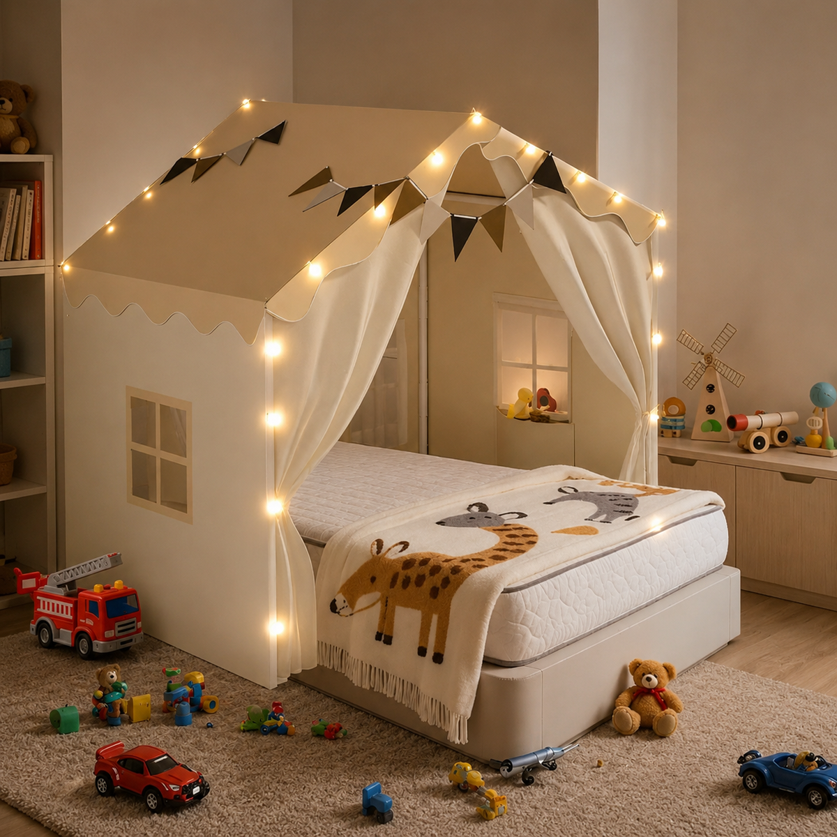Oversized Kids Play Tent | Dual-Door Playhouse