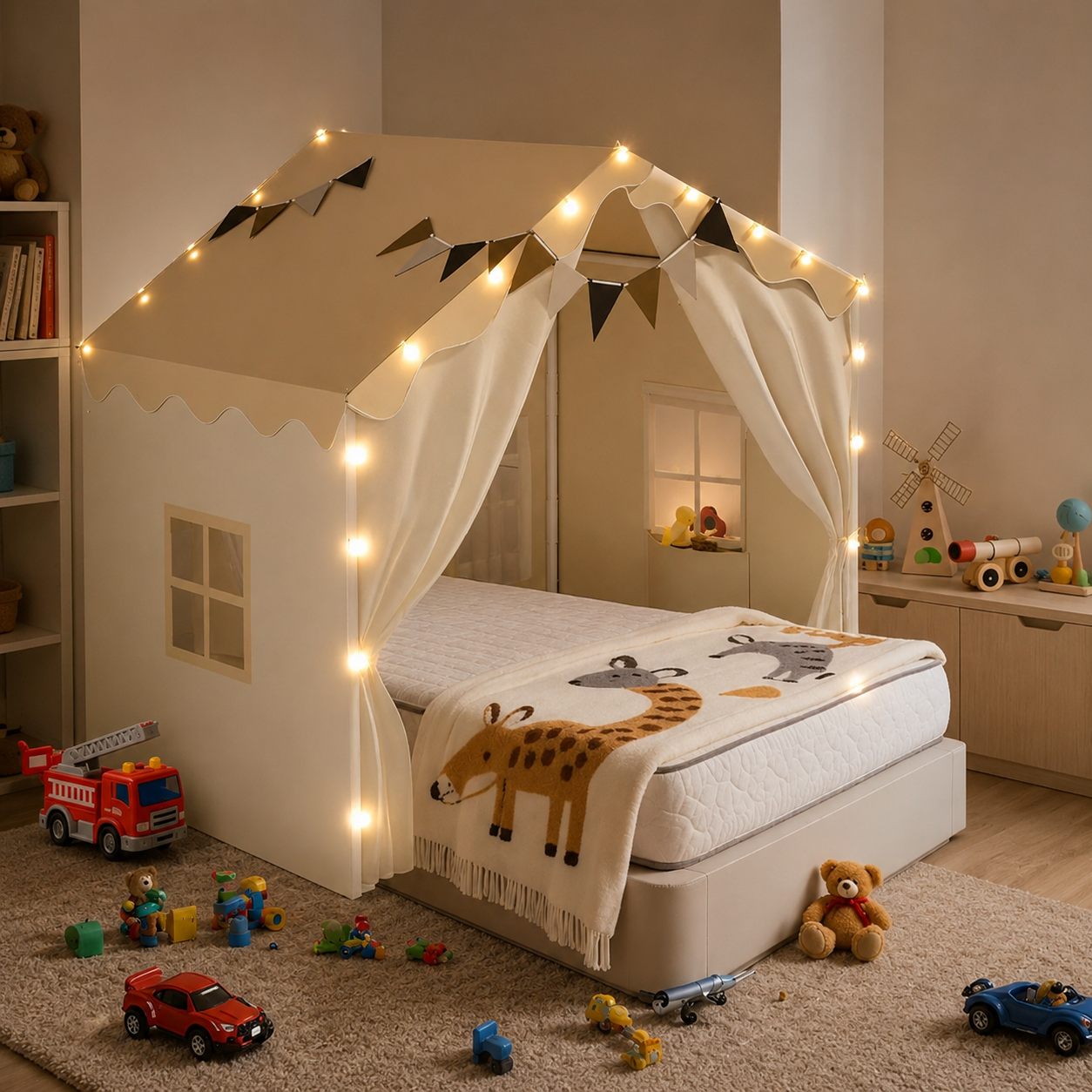 Oversized Kids Play Tent | Dual-Door Playhouse