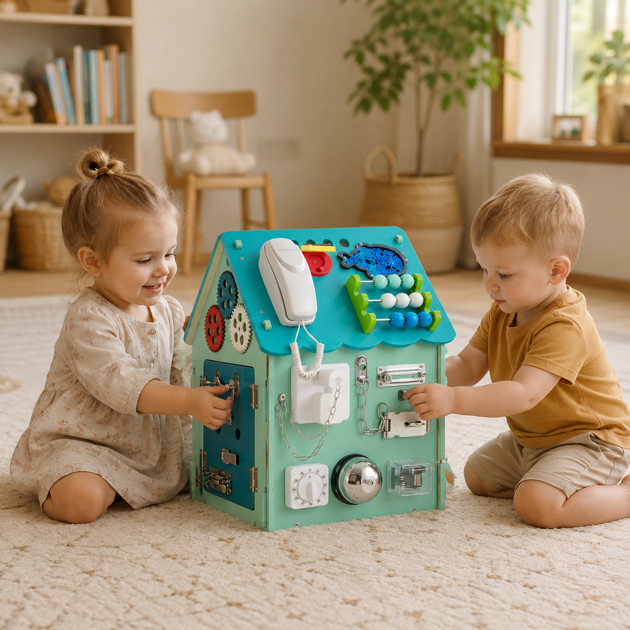 Sensory Play House | Montessori-Inspired Activity Toy