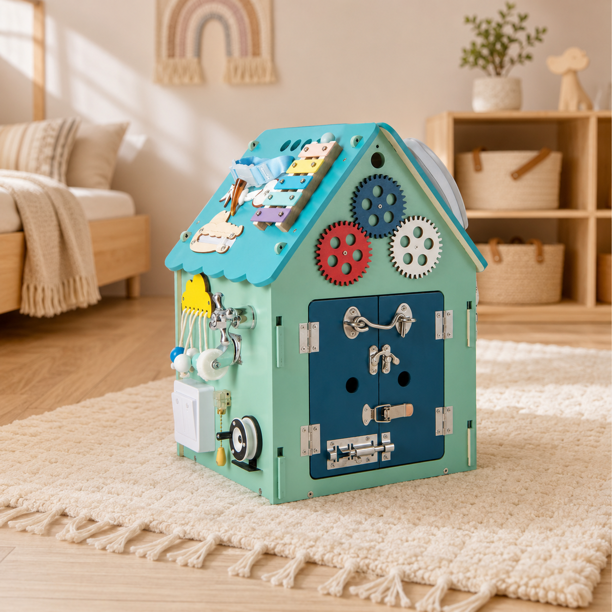 Sensory Play House | Montessori-Inspired Activity Toy