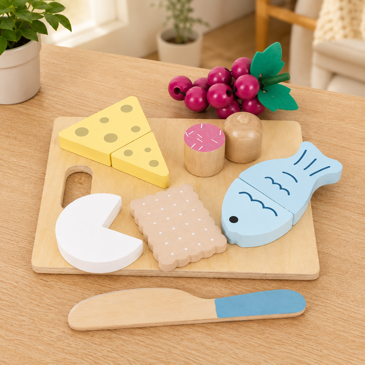 Wooden Pretend Play Food Set