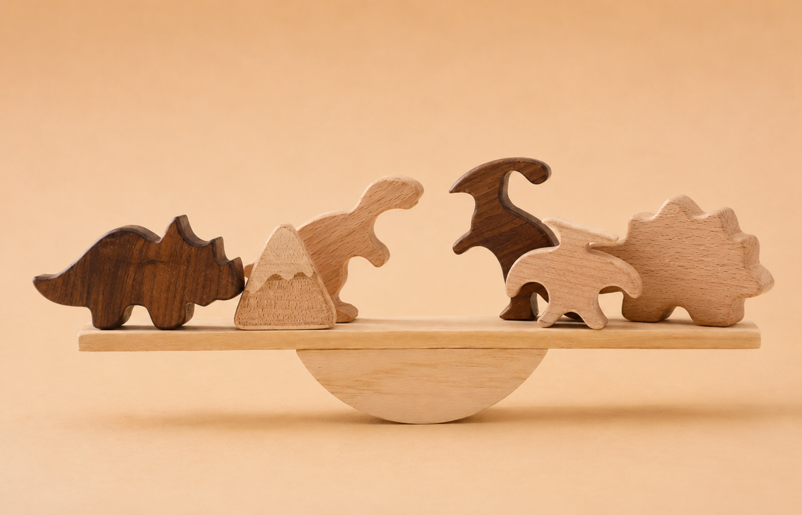 Montessori Wooden Balance & Threading Toy