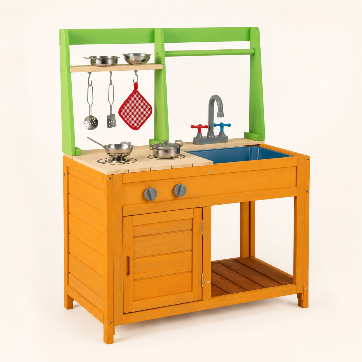 Outdoor Mud Kitchen Playset for Kids | Orange