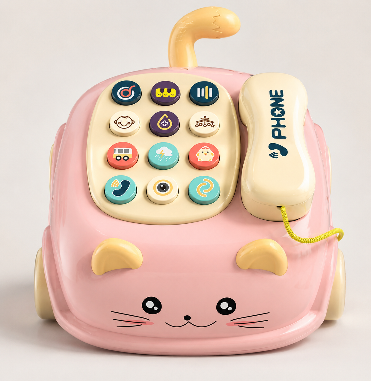 Musical Toy Phone – Cat Pull Toy