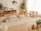 6-Piece Montessori Climber Set | Indoor Wooden Playground