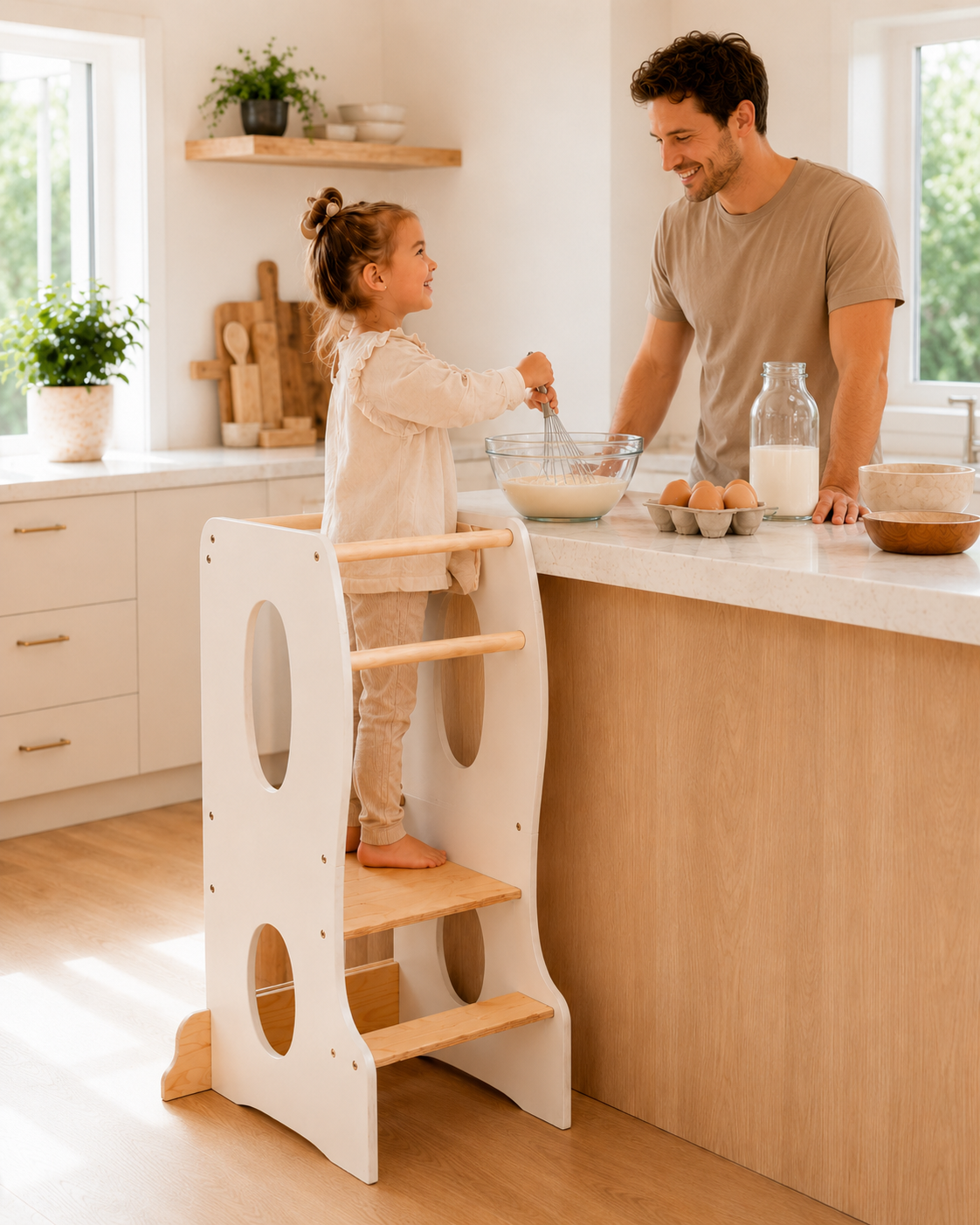 Montessori Learning Tower | Wooden Helper for Kids