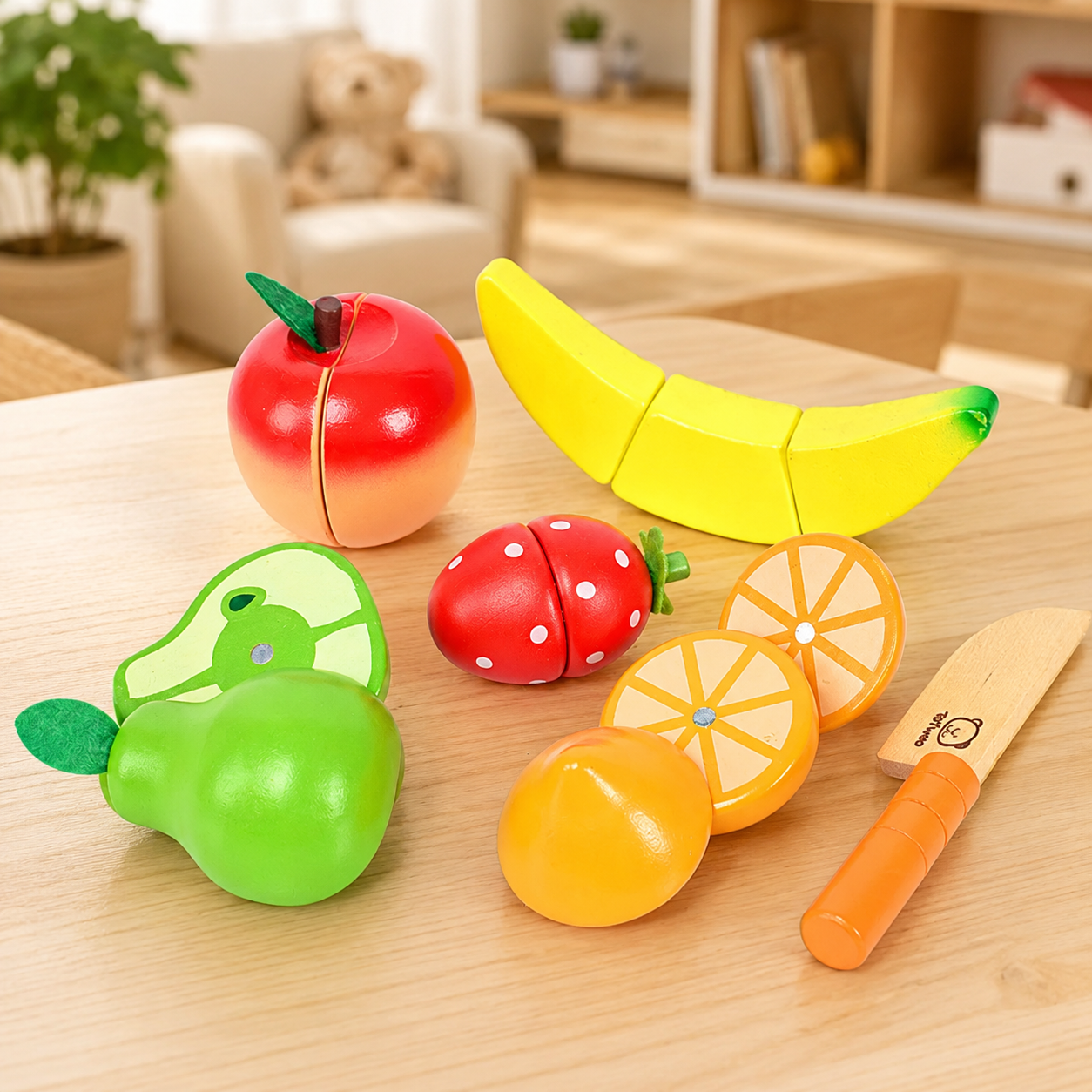 Wooden Pretend Play Food Set