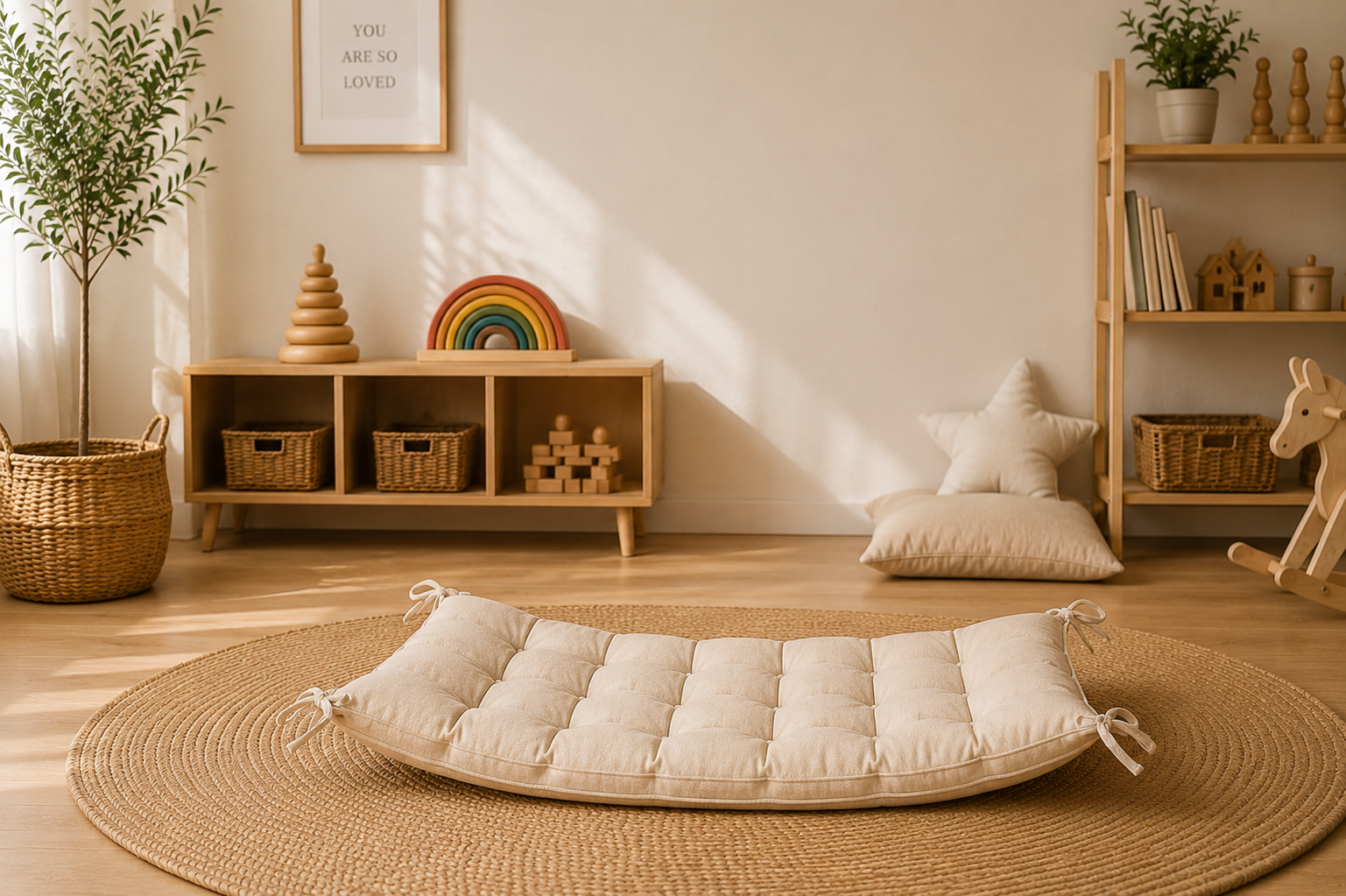 XL Wooden Balance Board | Montessori-Inspired Balance Toy