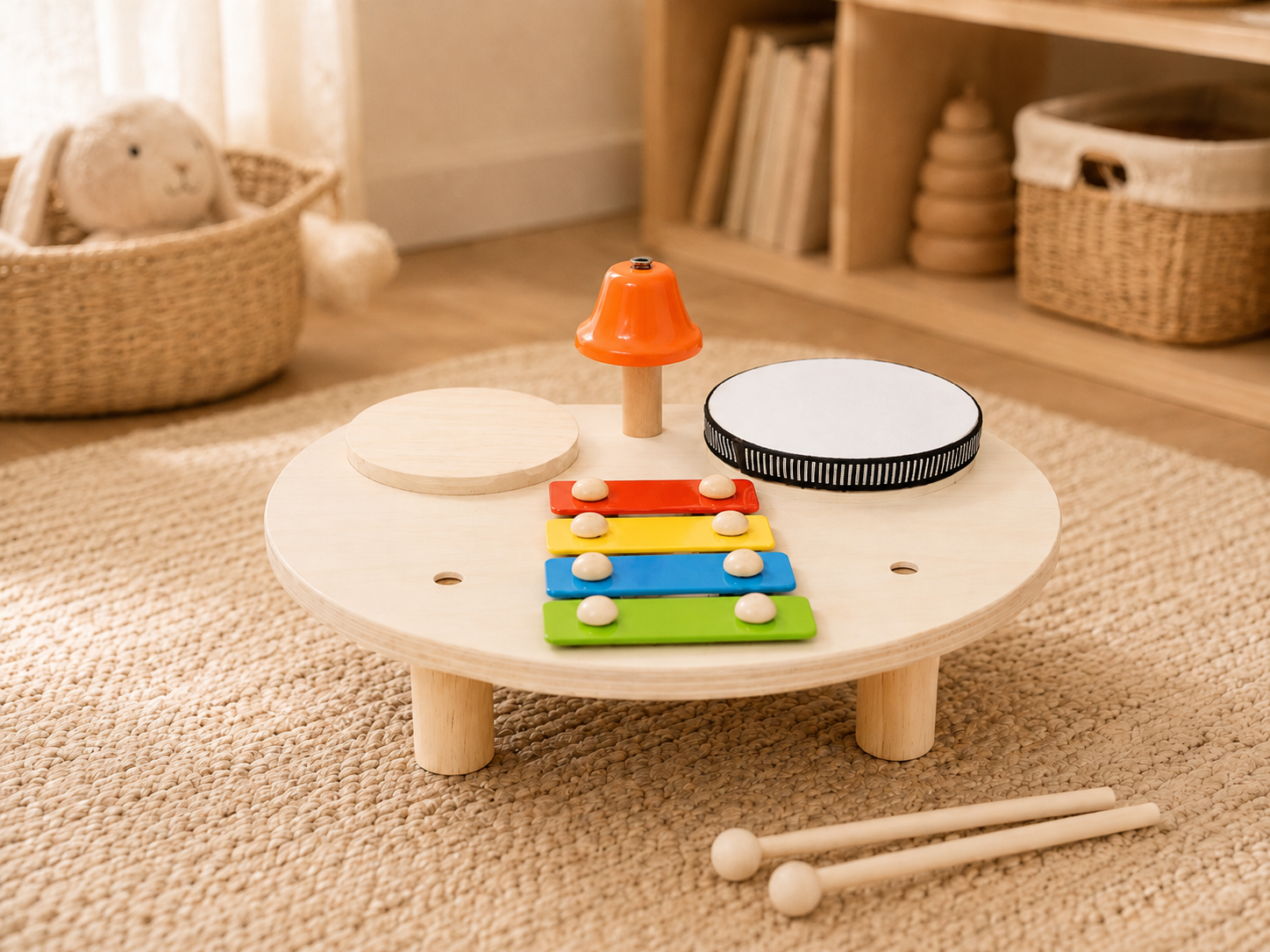 Montessori Wooden Music Set | Toddler Percussion Toy
