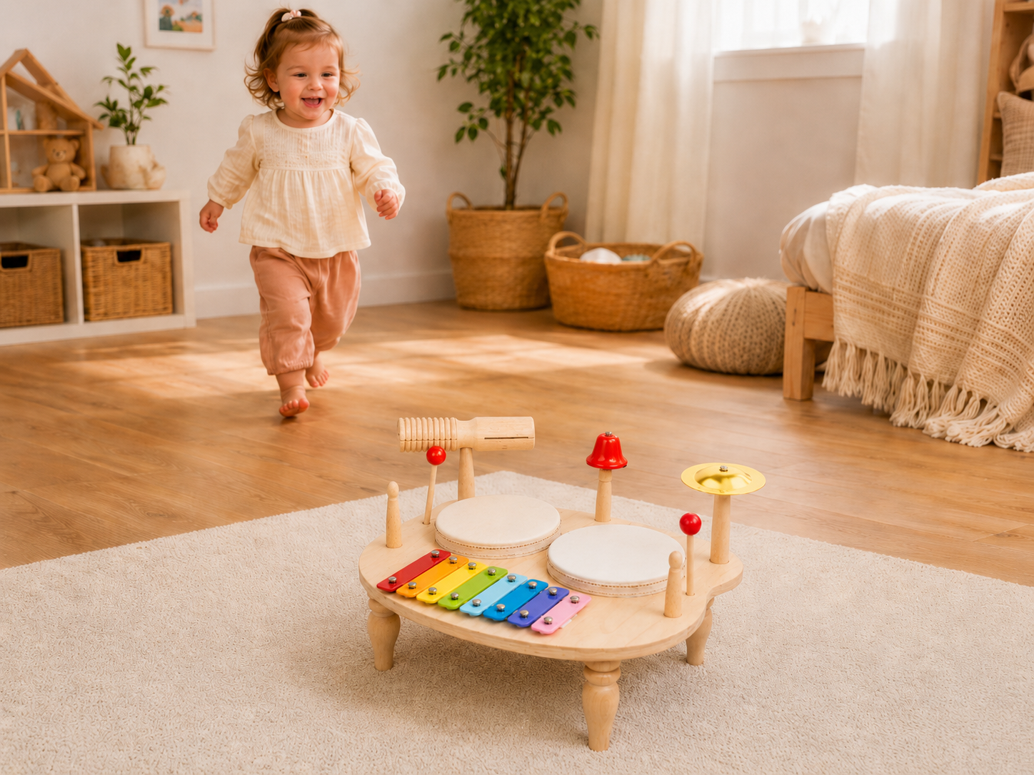 Montessori Wooden Music Set | Toddler Percussion Toy