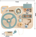 Montessori Wooden Car Dashboard Sensory Toy