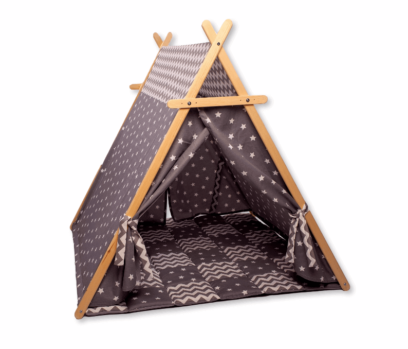 XL Kids Teepee Tent with Play Mat