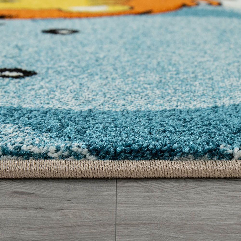 Soft Zoo Animals Kids Rug | Cozy Playroom Rug for Children